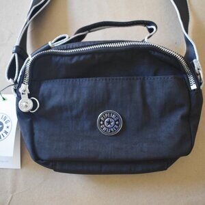 Kipling Jona Black Crossbody Nylon Bag NWT